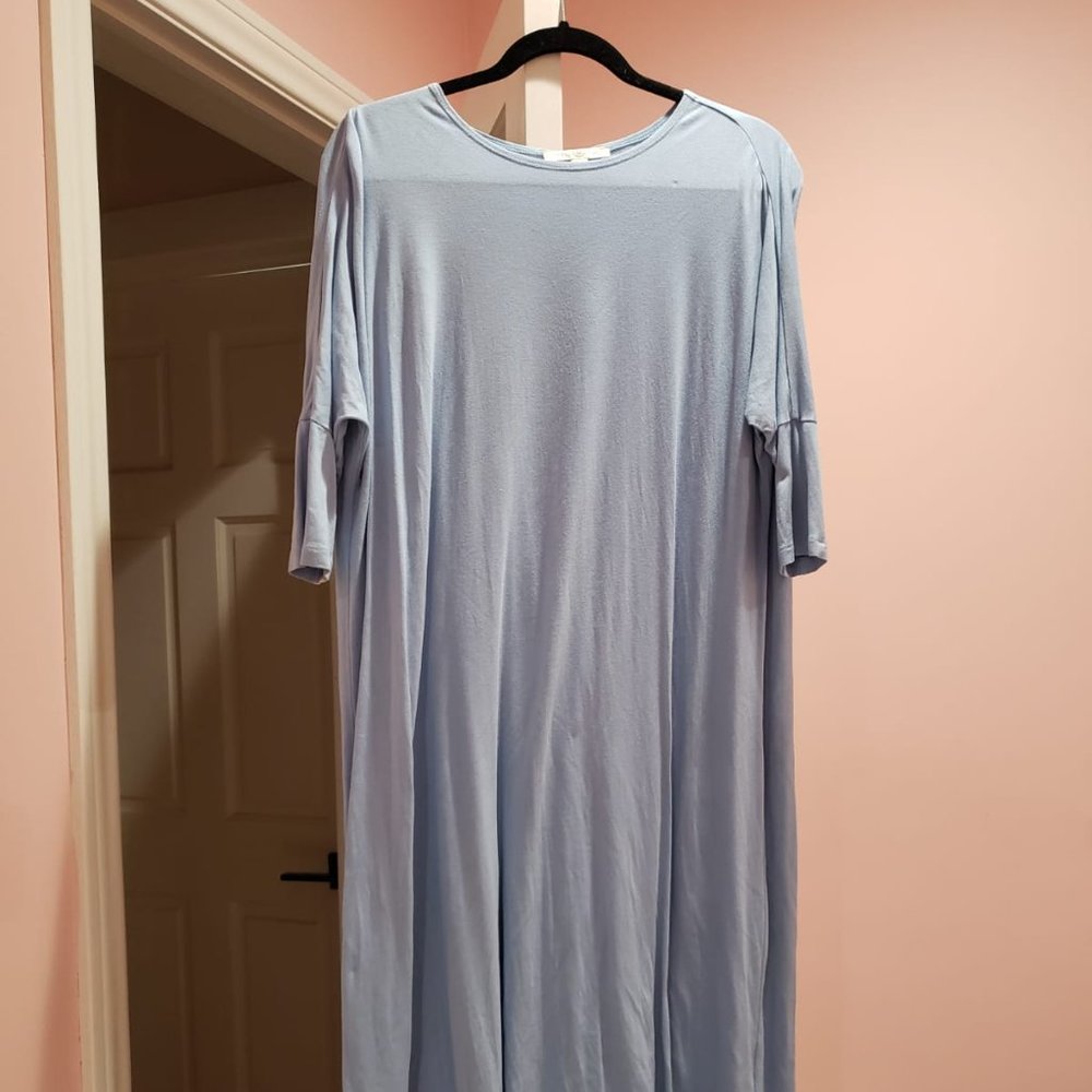 the frock dress in sky blue